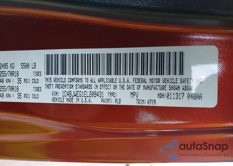 2014 Jeep Wrangler Unlimited Sahara из США, поврежденный, VIN 1C4BJWEG1EL209431